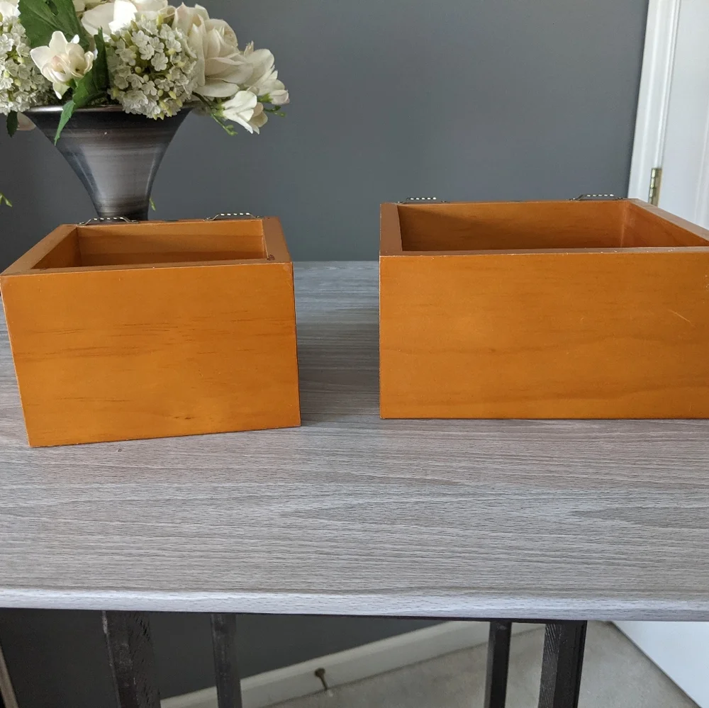 Square Wooden Shadow Box Shelves